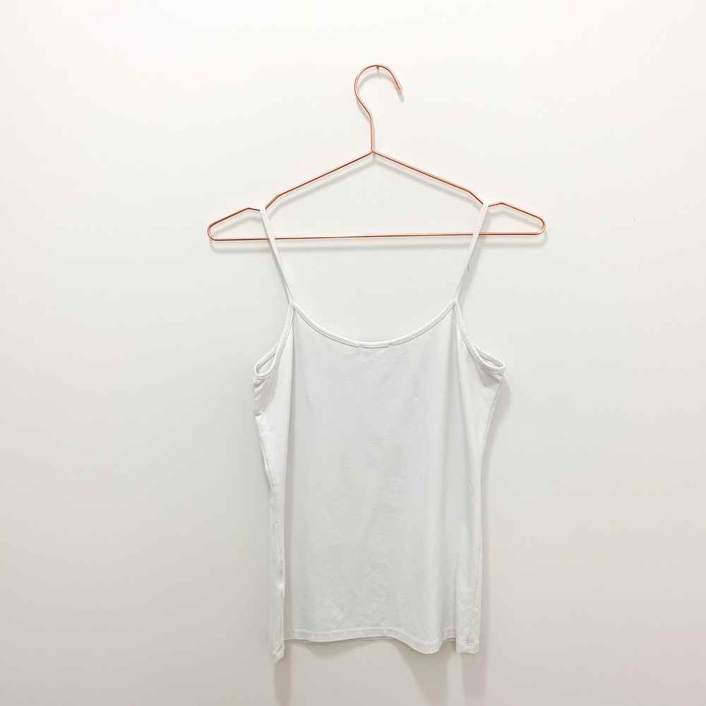SOLD - ZARA BASIC WHITE TANK TOP, SIZE M - Picture 6 of 6